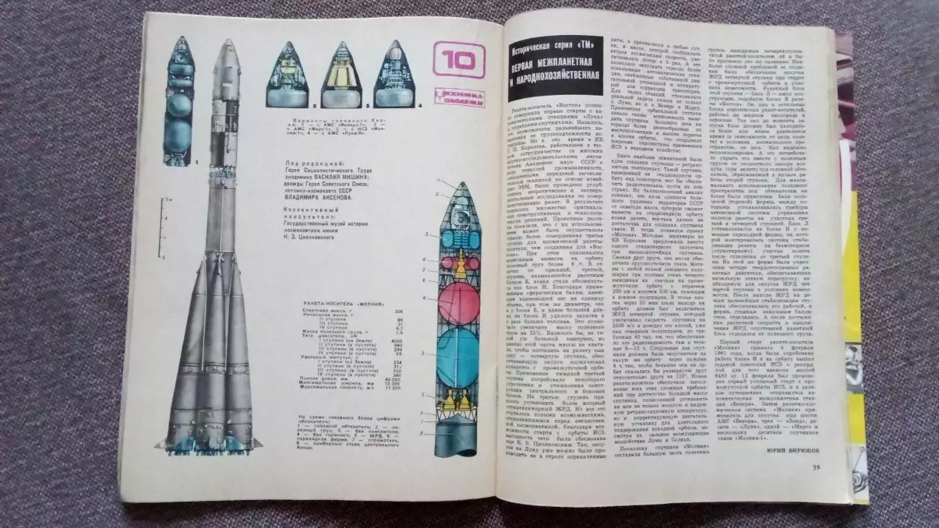Журнал Техника молодежи № 10 (октябрь) 1981 г. Танк Военная техника Ракета 5