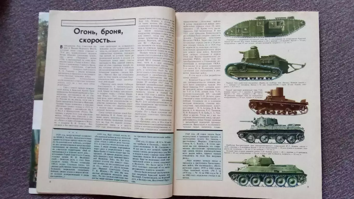 Журнал Техника молодежи № 2 (февраль) 1988 г. Военная техника и форма Танк 7