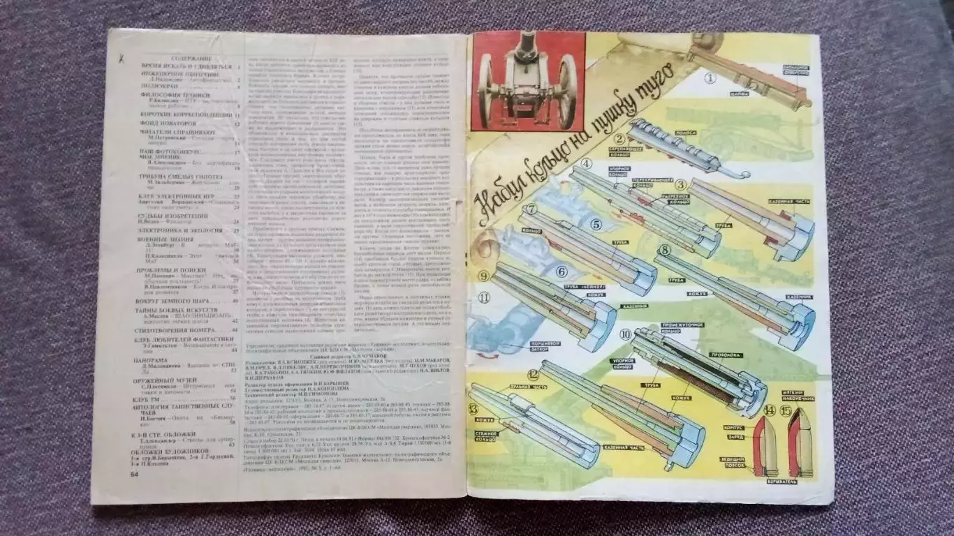 Журнал Техника молодежи № 5 (май) 1991 г. Танк Оружие Автомобиль Транспорт 2