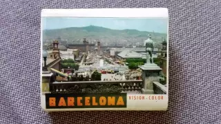 Испания (Espana) - Барселона (Barcelona) полный набор - 18 открыток раскладушка