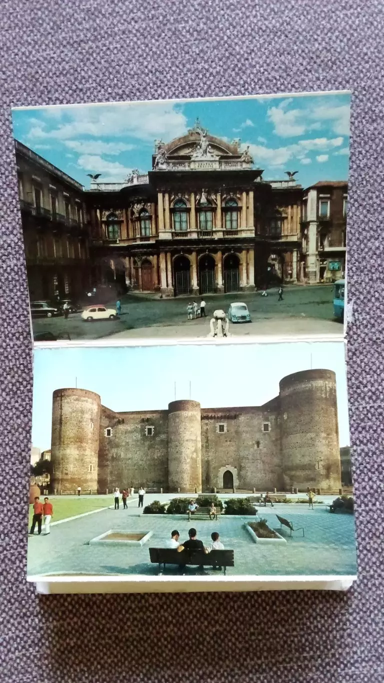 Италия ( Italy ) Катания (Catania) 70 - е годы полный набор - 18 открыток 3