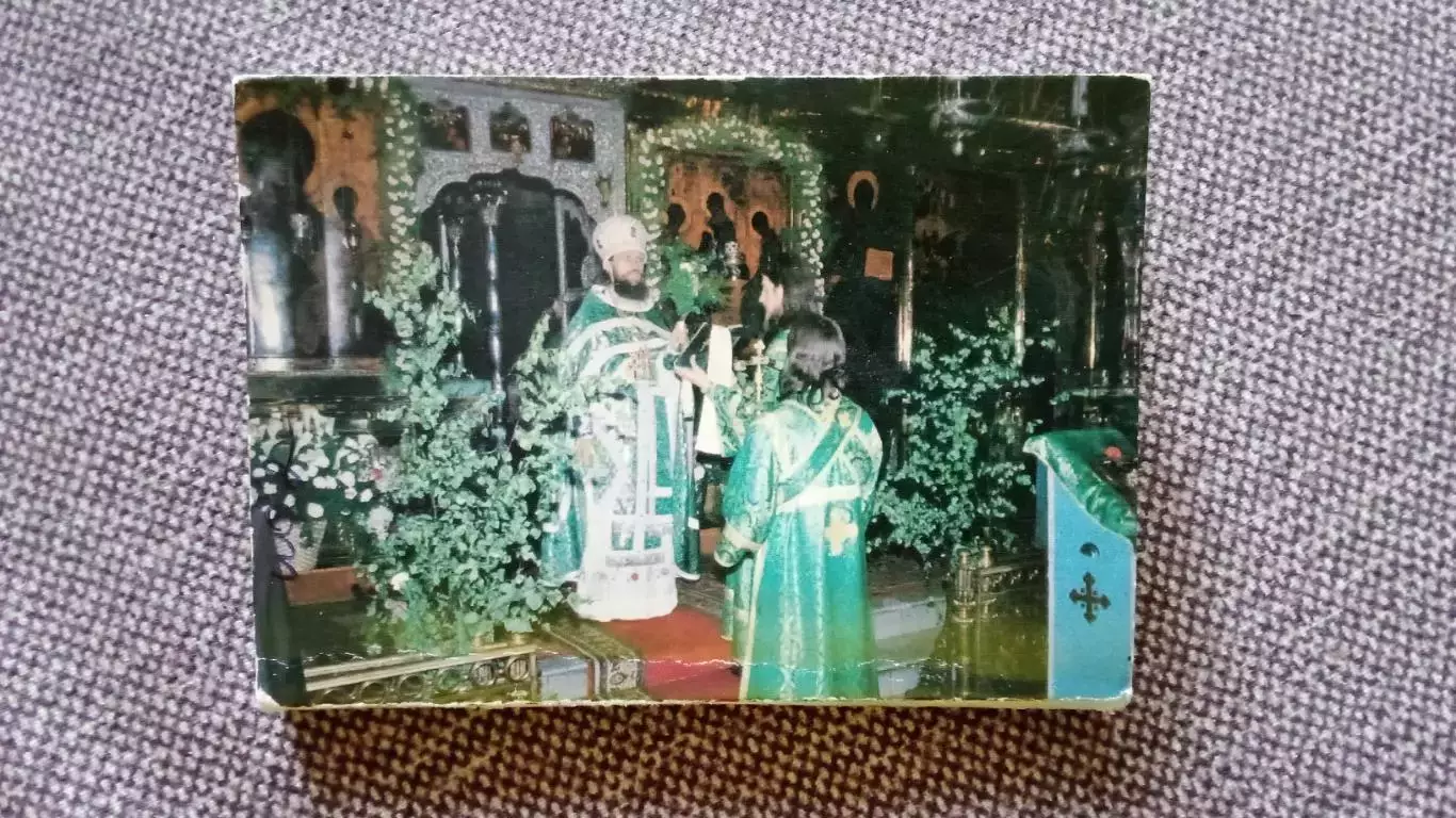 Троице-Сергиева лавра 1988 г. полный набор - 13 открыток (книжка-раскладушка) 1