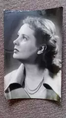 Актеры и актрисы кино и театра СССР : Мария Кузнецова 1957 г. Артисты СССР