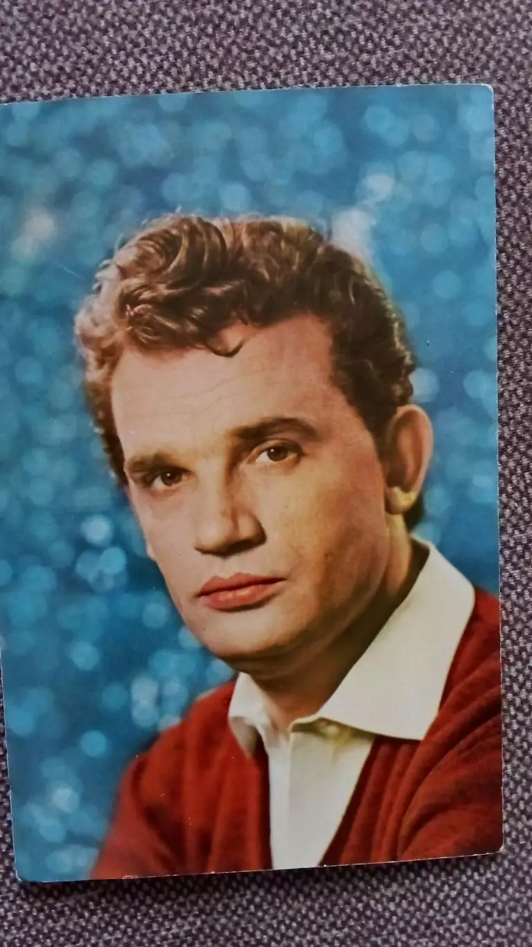 Актеры и актрисы кино и театра СССР : Евгений Урбанский 1965 г. Артисты СССР