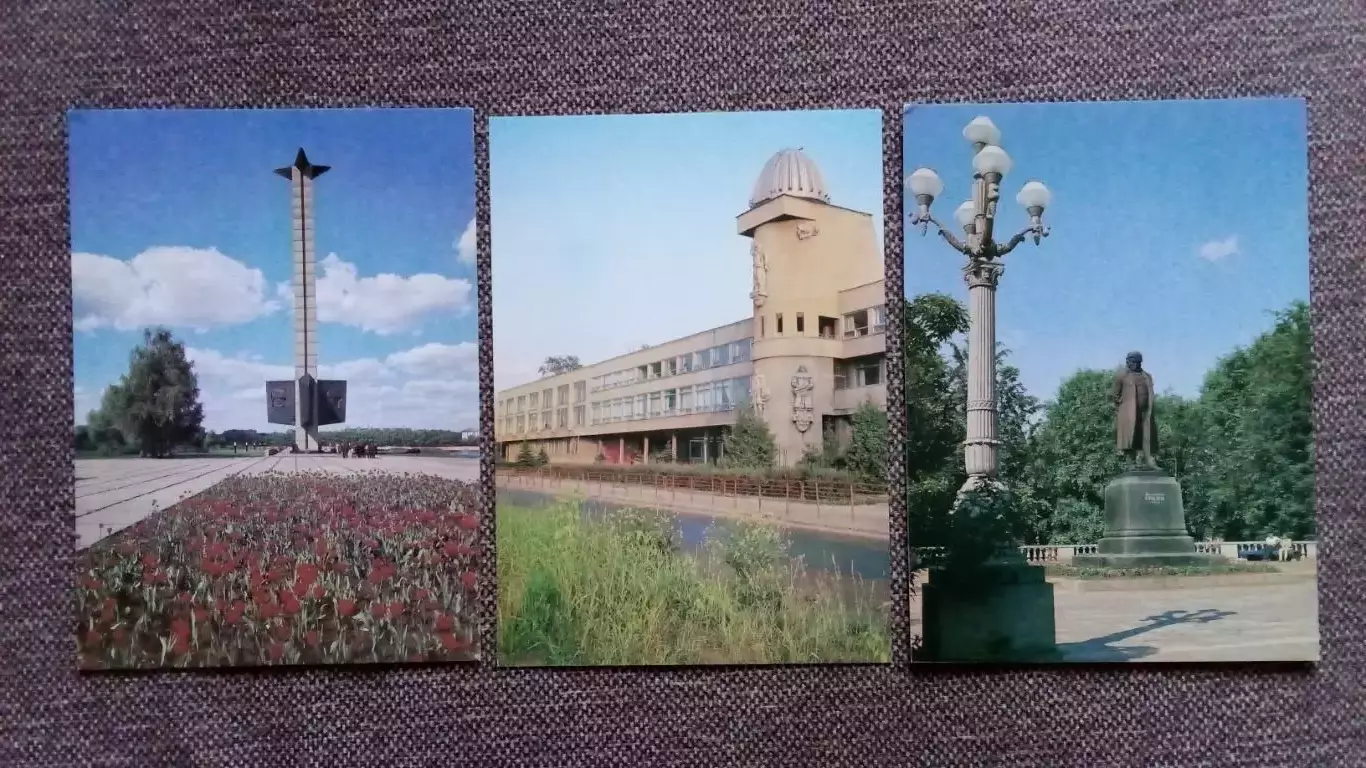 Города СССР : Калинин (Тверь) 1987 г. полный набор - 15 открыток (чистые) 5