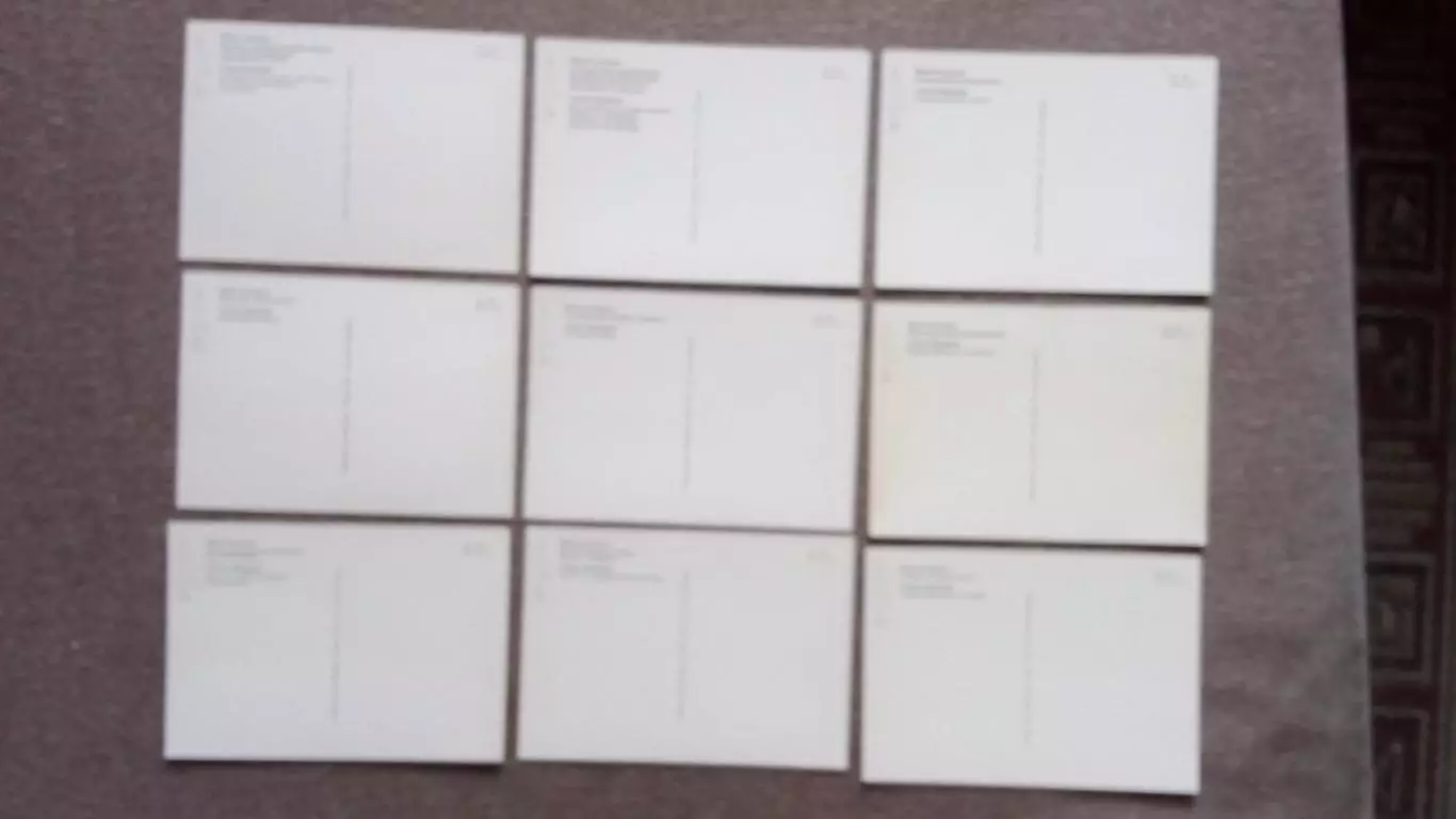 Города СССР : Южно - Сахалинск 1990 г. полный набор - 18 открыток (чистые) 6