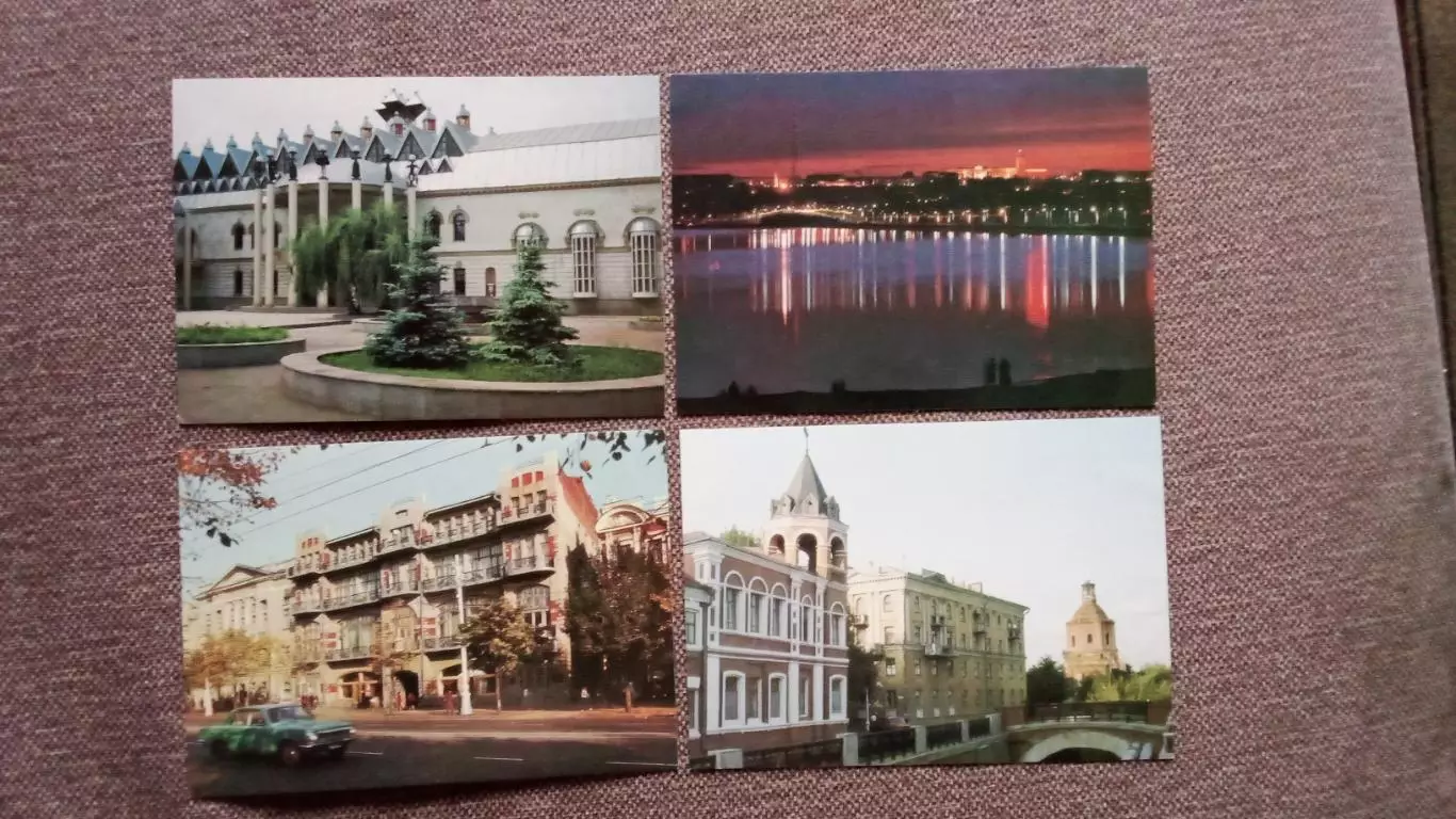 Города СССР : Воронеж 1985 г. полный набор - 12 почтовых карточек (открыток) 3