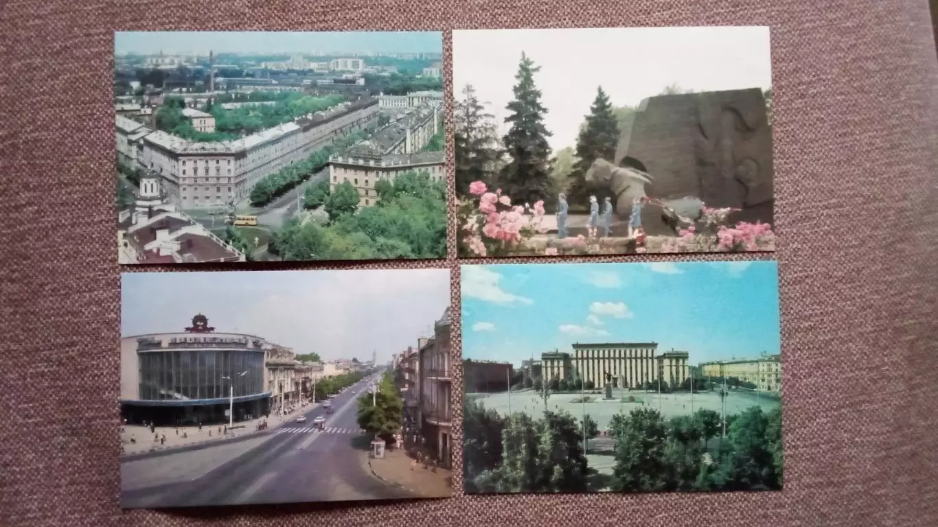 Города СССР : Воронеж 1985 г. полный набор - 12 почтовых карточек (открыток) 4