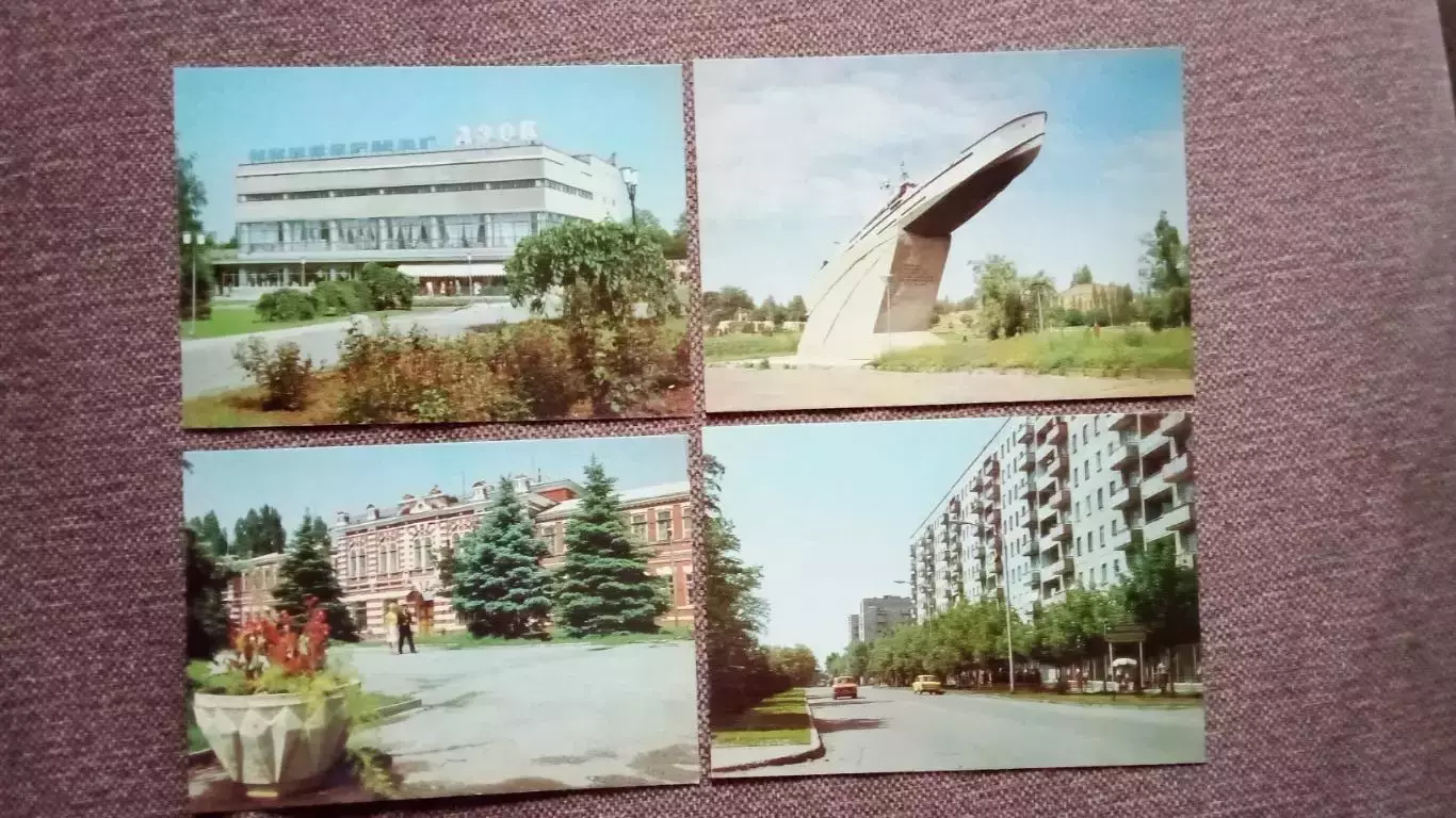Города СССР : Азов (Ростовская область) 1988 г. полный набор - 15 открыток 3