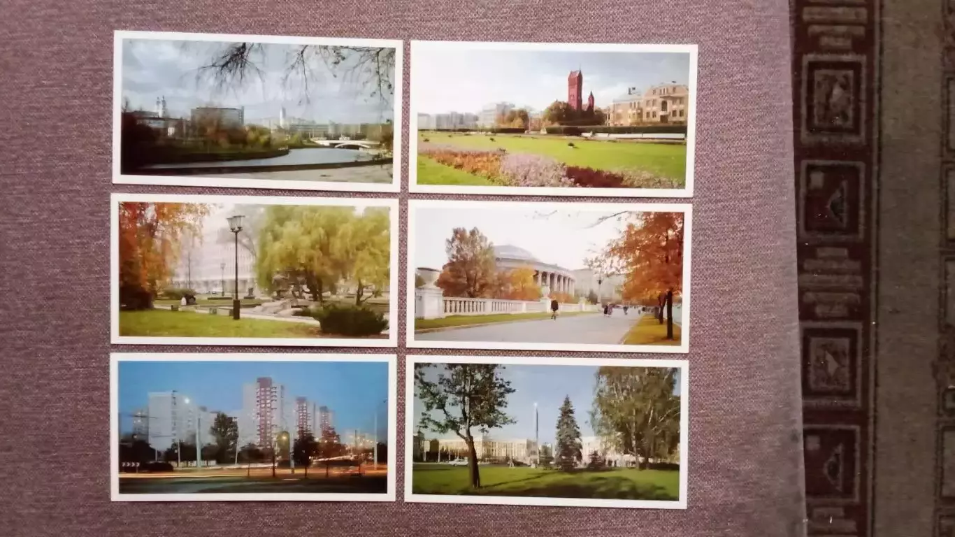 Города Европы : Минск (Беларусь) 2000 - е годы , полный набор - 18 открыток 3