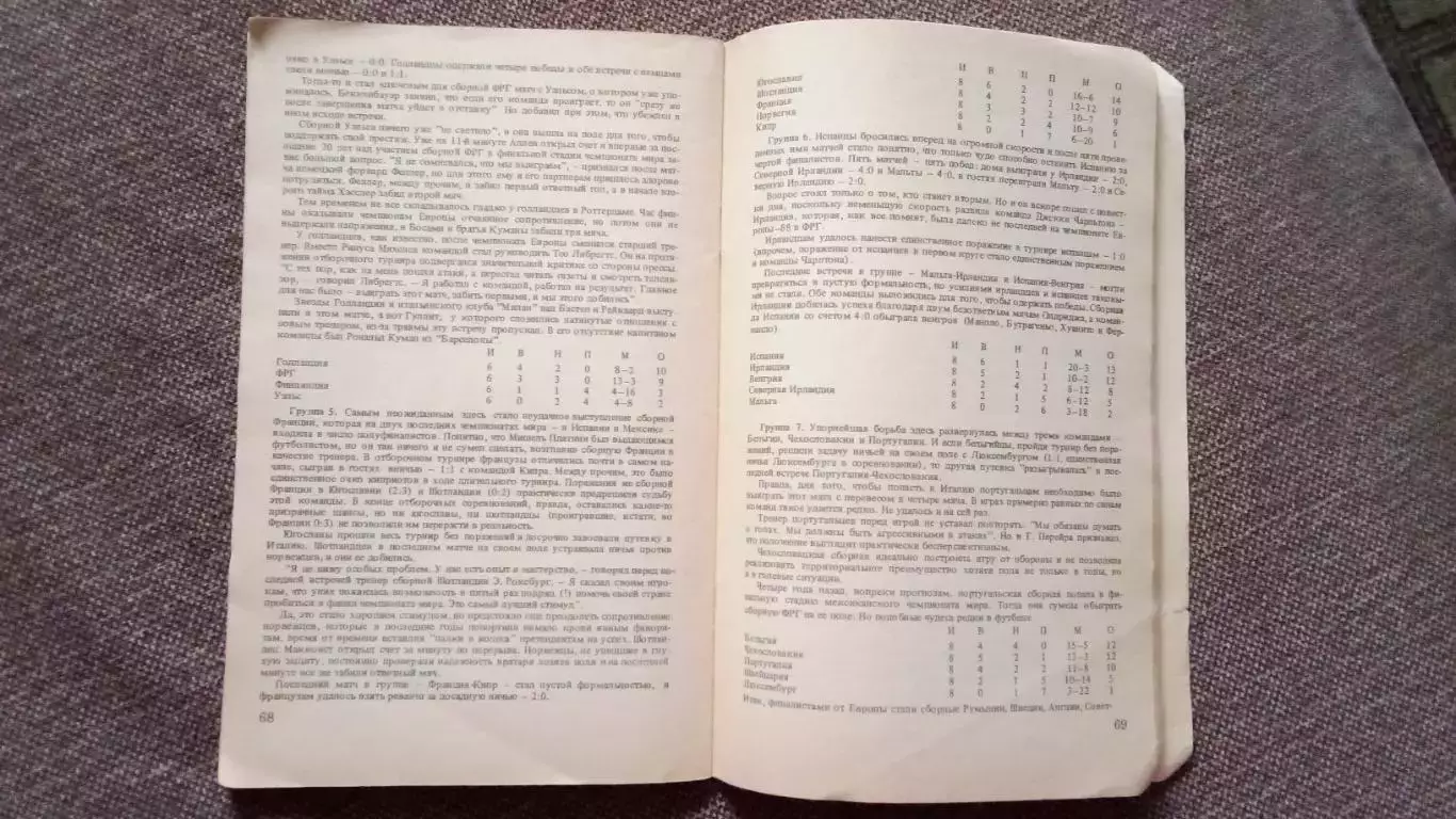 Календарь - справочник Футбол 1990 Спорт (Спартак , Станислав Черчесов) 7