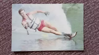 Карманный календарик : Водномоторный спорт Водные лыжи 1990 г. Спорт
