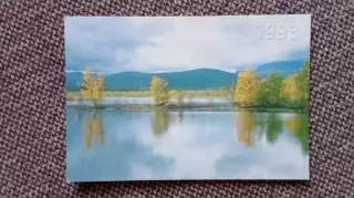 Карманный календарик : Озеро Байкал 1993 г. Природа