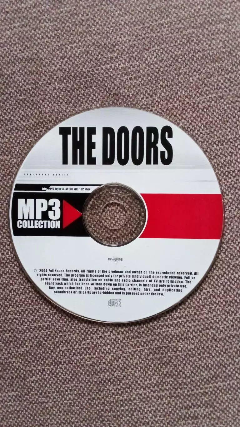MP - 3 CD группаDoors7 альбомов (1967 - 1978 гг.) Rock Jim Morrison 3