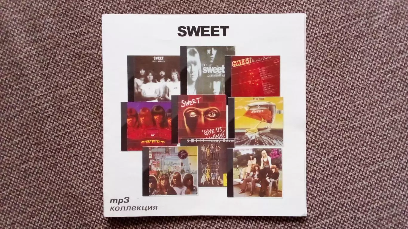 MP - 3 CD группаSweet 13 альбомов (1968 - 1995 гг.) новый Hard rock Рок 1