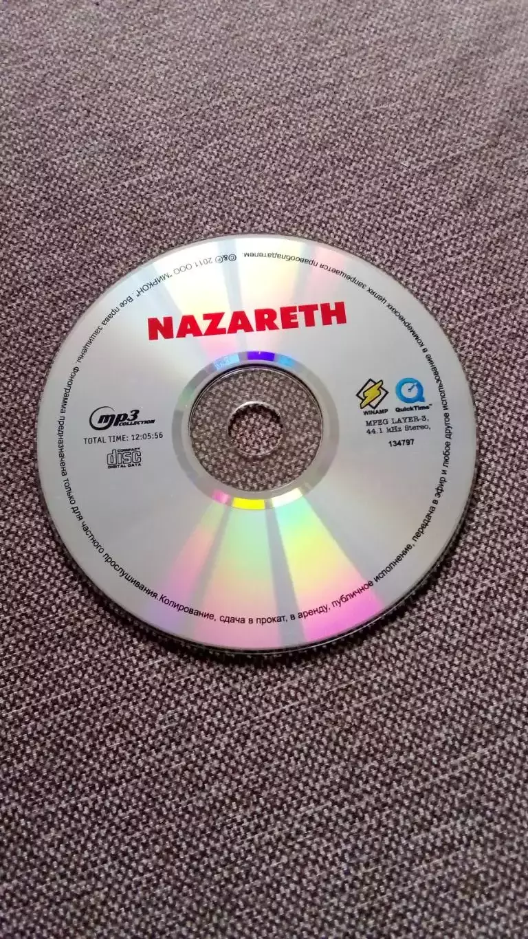 MP - 3 CD группа Nazareth 12 альбомов (1980 - 2011 гг. ) Hard rock Рок - музык 5