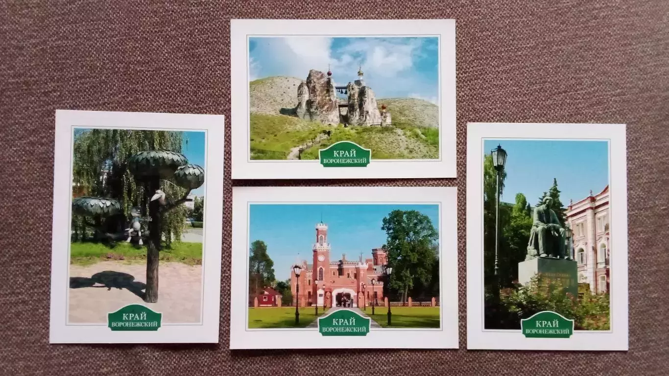 Край Воронежский 2019 г. полный набор - 12 почтовых открыток (чистые) Воронеж 5