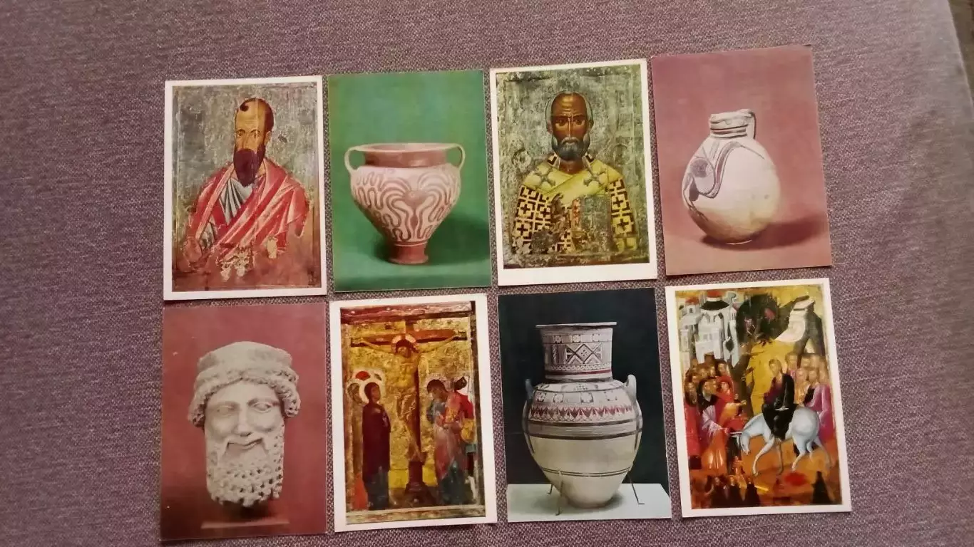 Сокровища Кипра 1973 г. полный набор - 24 открытки (чистые) РЕДКИЙ НАБОР 3