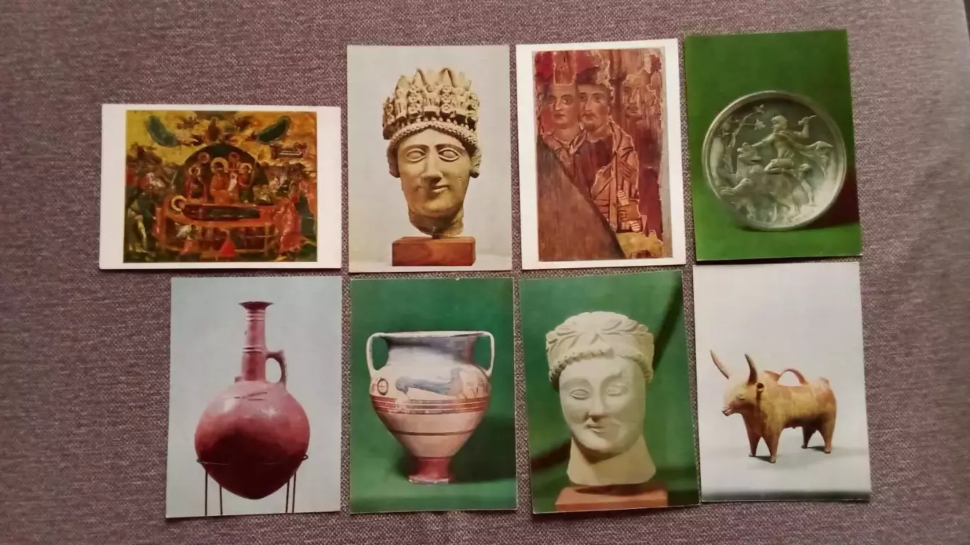 Сокровища Кипра 1973 г. полный набор - 24 открытки (чистые) РЕДКИЙ НАБОР 5