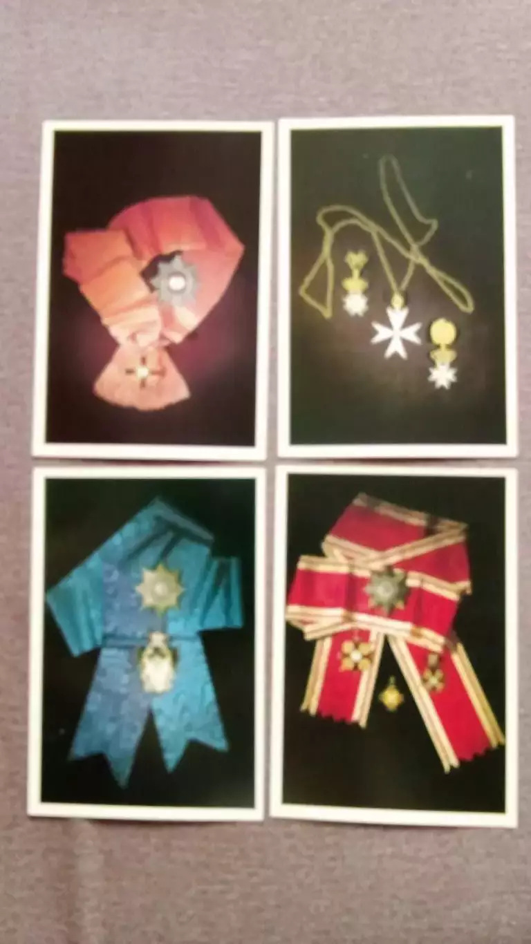 Ордена России 1991 г. полный набор - 18 крупноформатных открыток Фалеристика 2