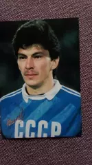 Сборная СССР по футболу (Футбол) : Ринат Дасаев ФК Спартак (Москва) автограф