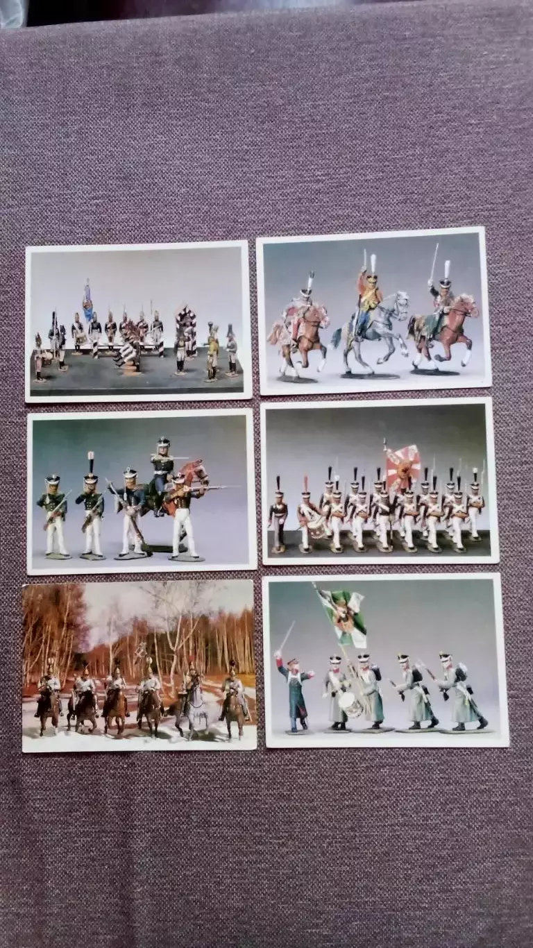 Стойкий оловянный солдатик 1989 г. полный набор - 21 открытка (Военная форма) 3