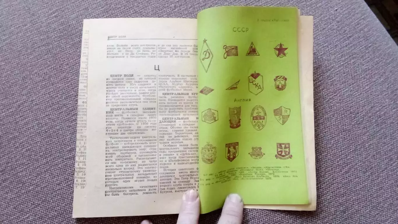 И. Кулжинский - Словарь любителя футбола 1970 г. Футбол Спорт Справочник 4