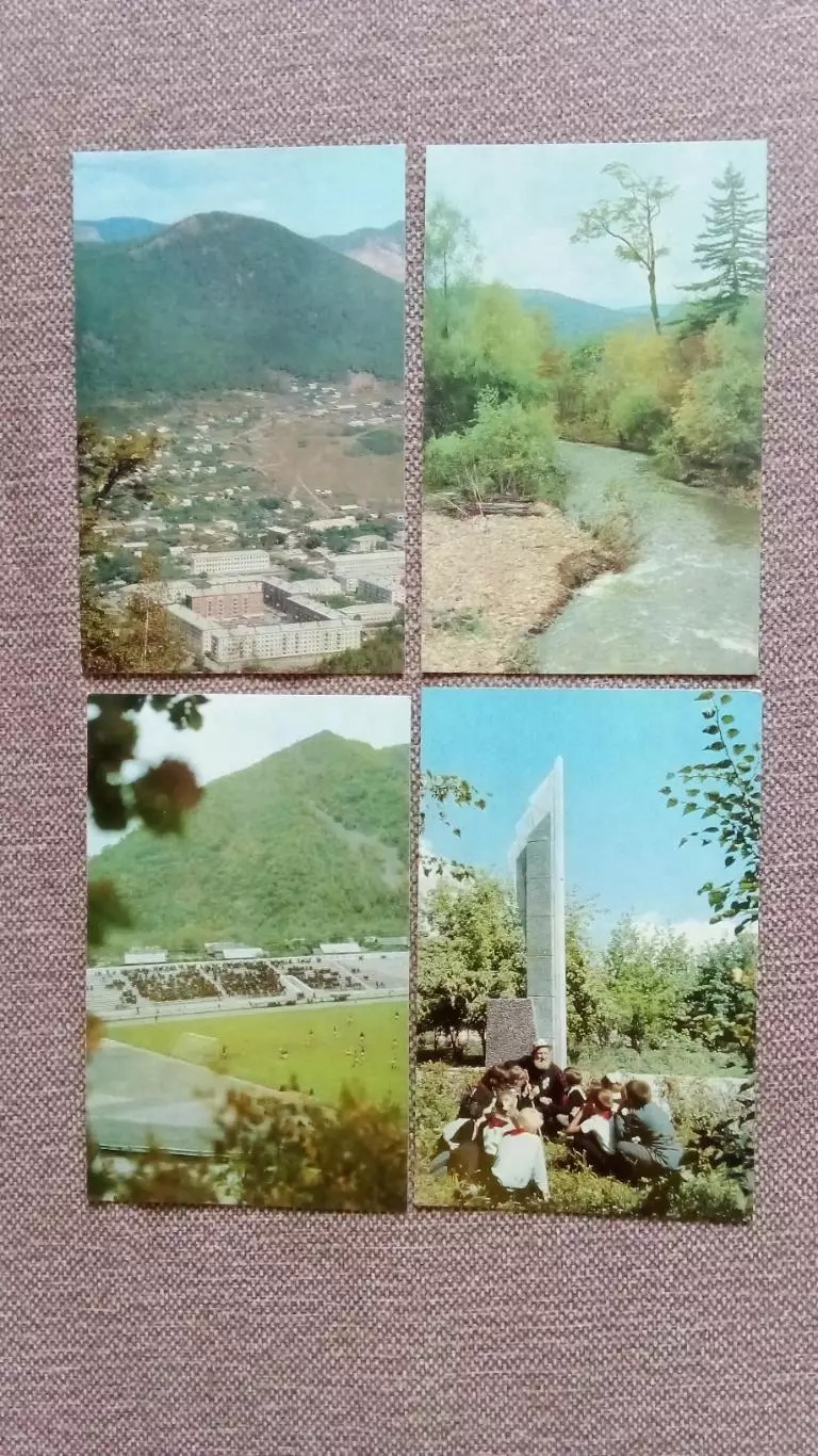 Сихотэ-Алинь (Приморье) 1973 г. полный набор - 16 открыток (чистые) футбол охота 5