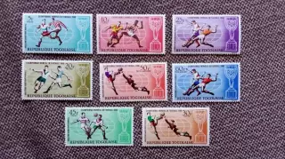Чемпионат мира в Англии 1966 г. Того (полная серия) MNH ** футбол спорт