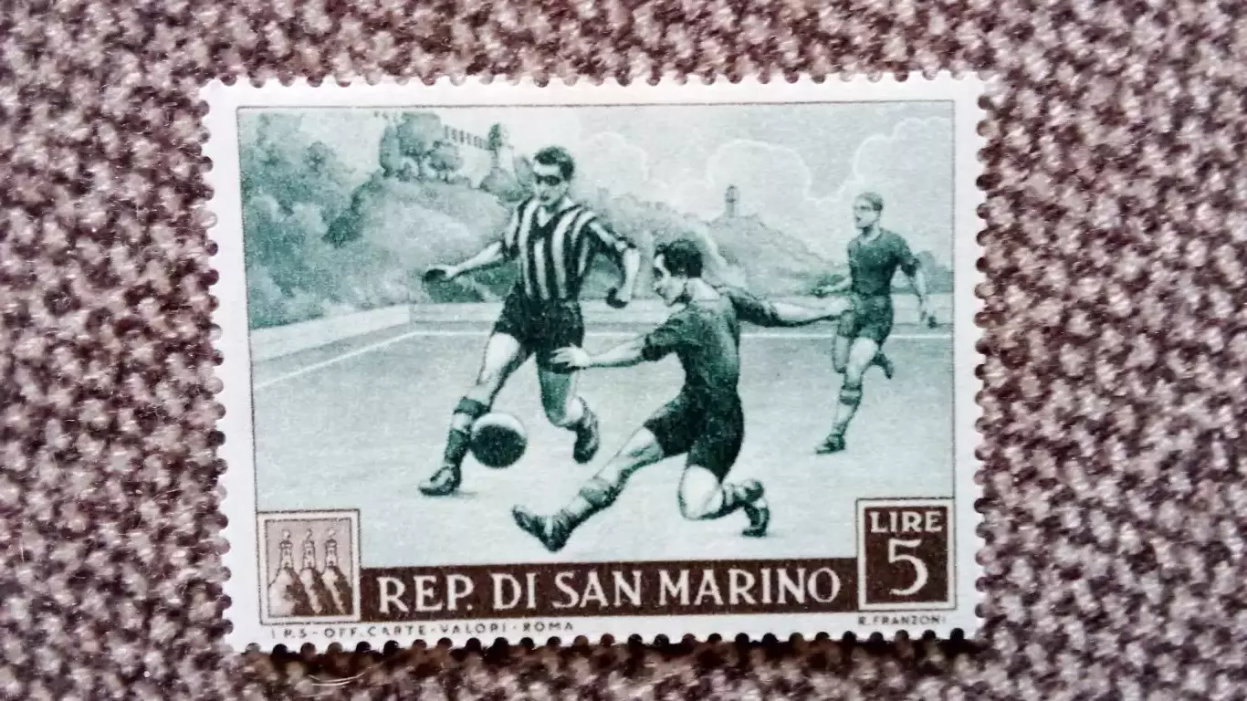 Сан - Марино 1954 г. MNH ** Футбол Спорт