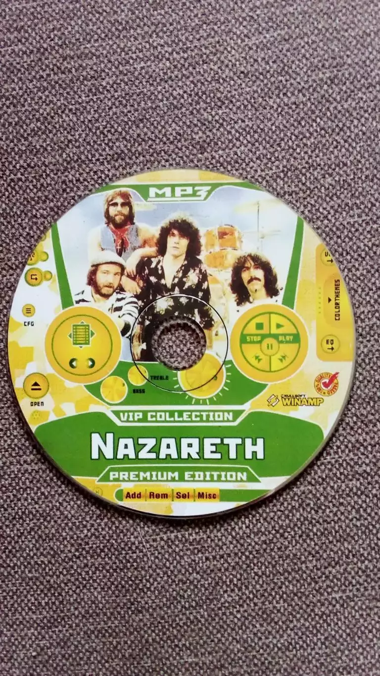 CD MP - 3 группа Nazareth 11 альбомов 1971 - 1998 гг. Hard rock (новый) 3