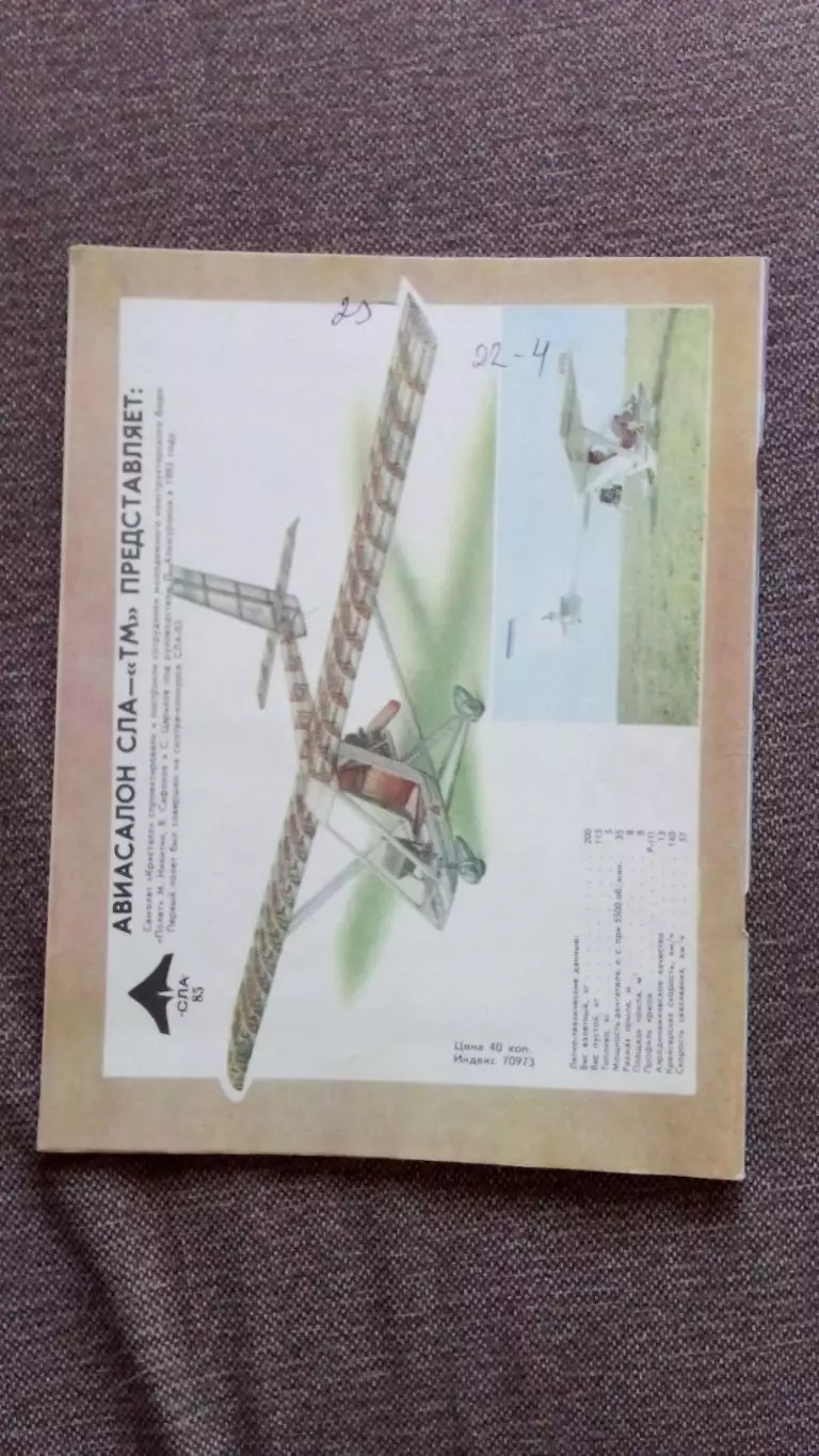 Журнал Техника молодежи № 1 (январь) 1986 г. Авиация Транспорт Флот Техника 1