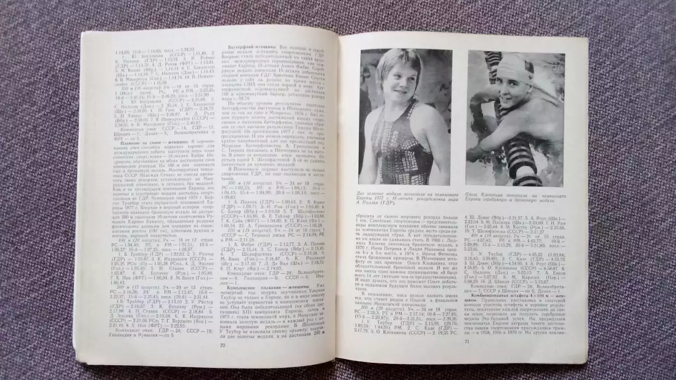 Ежегодник - Плавание (выпуск № 2) 1978 г. Спорт Олимпиада Олимпийские игры 5