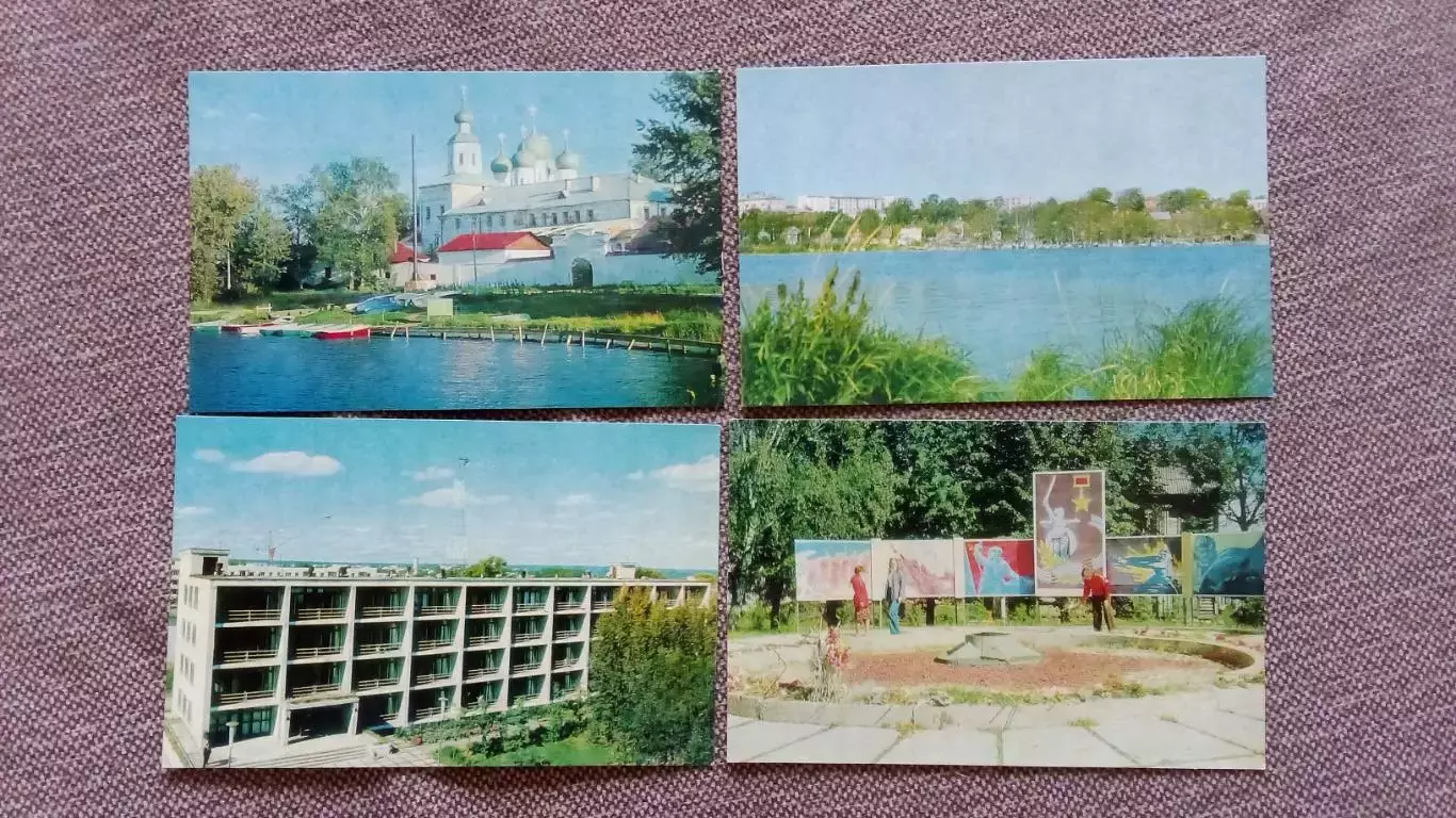 Города СССР : Валдай (Новгородская область) 1980 г. полный набор - 8 открыток 3