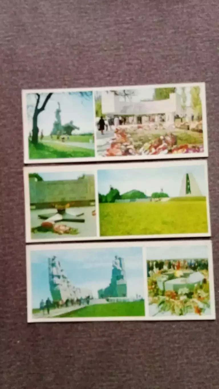 В памяти народной ... 1981 г. Памятники ВОВ в Ростовской области .полный набор 5