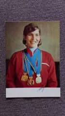 Лыжный спорт Лыжи 1972 г. Г. Кулакова (Олимпийская чемпионка) с автографом Спорт