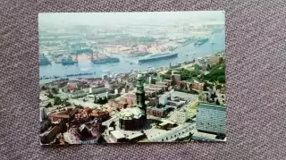 ФРГ Германия (Germany) Gamburg (Гамбург) - Морской порт (70 - е годы) Транспорт