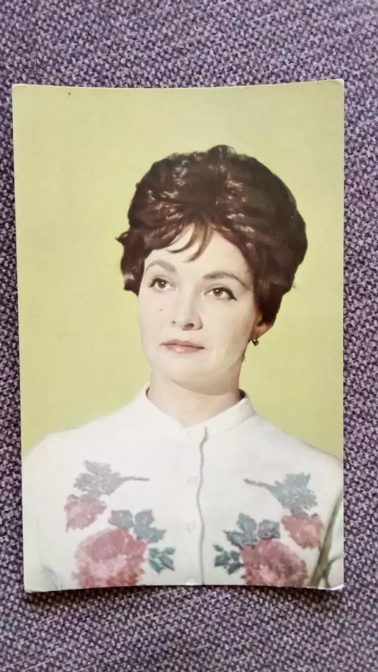 Актеры и актрисы кино и театра СССР : Маргарита Володина 1971 г. Артисты СССР