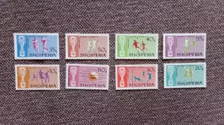 Албания Чемпионат Мира в Англии 1966 полная серия MNH ** Футбол Спорт