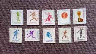 Албания Чемпионат Мира в Англии 1966 полная серия MNH ** Футбол Спорт