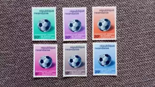 Руанда Чемпионат Мира в Англии 1966 полная серия MNH ** Футбол Спорт