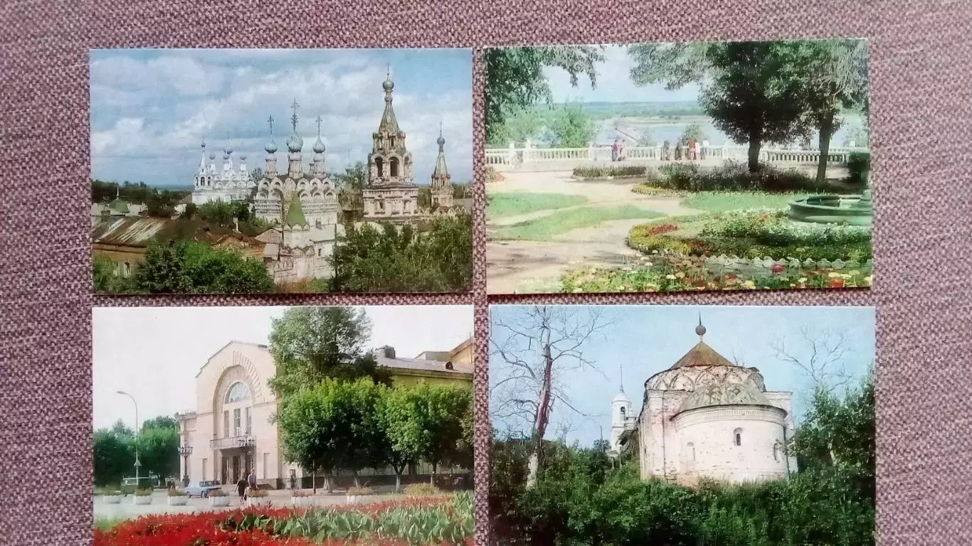Города СССР (РСФСР) : Муром 1983 г. полный набор - 16 открыток Владимирская обл. 2