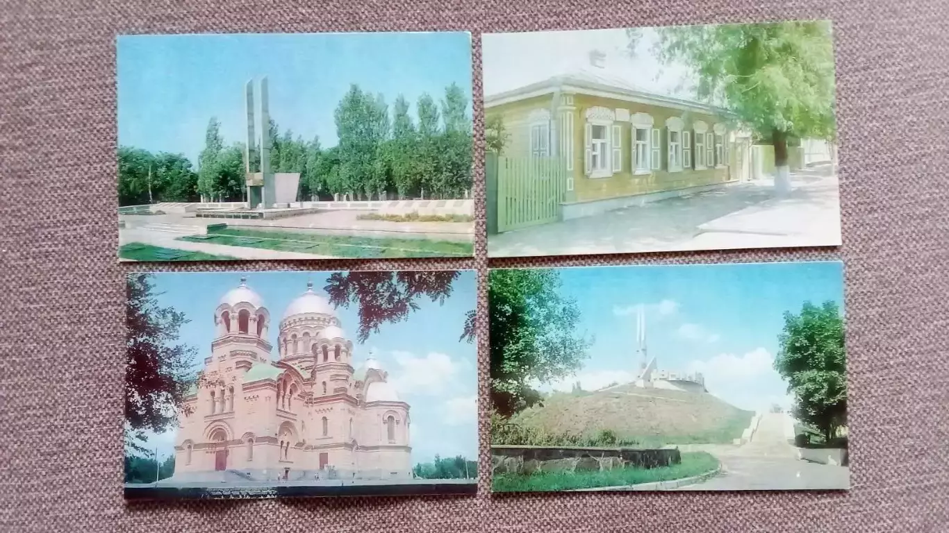 Города СССР (РСФСР) : Новочеркасск 1984 г. полный набор - 12 открыток (чистые) 3