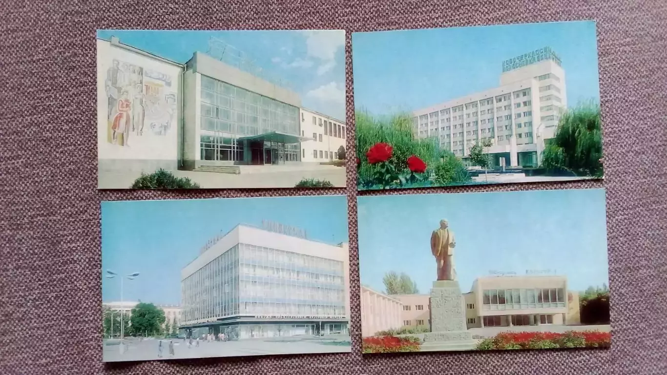Города СССР (РСФСР) : Новочеркасск 1984 г. полный набор - 12 открыток (чистые) 4