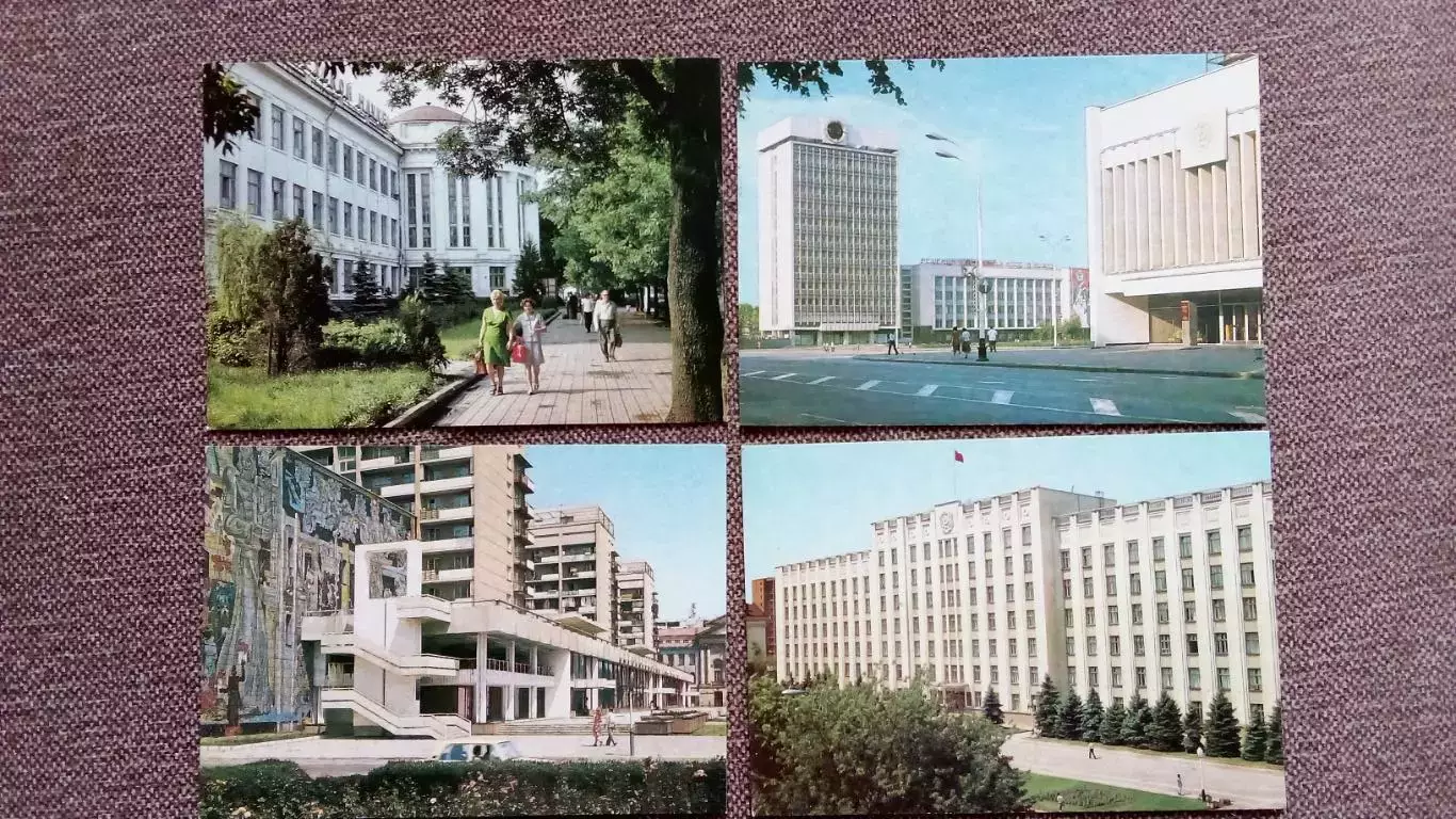 Города СССР : Краснодар 1982 г. полный набор - 12 почтовых карточек (открыток) 3