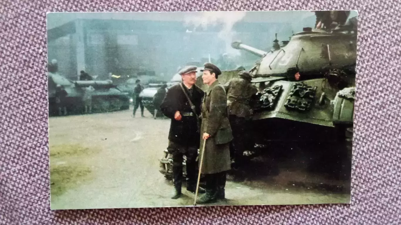 Актеры и актрисы кино и театра СССР : Ю.Соломин и Е. Лебедев 1975 г. кадр фильма