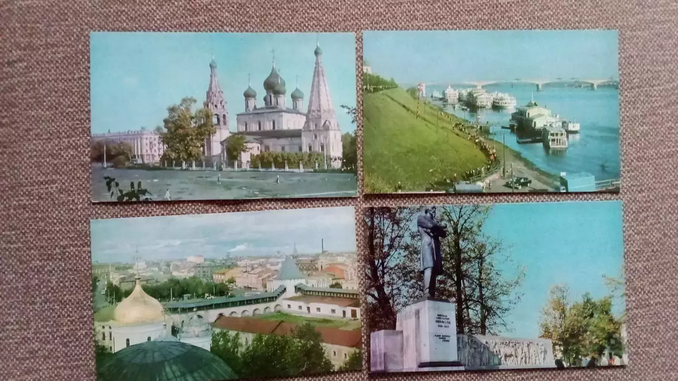 Города СССР : Ярославль 1967 г. полный набор - 12 открыток (чистые , в идеале) 3