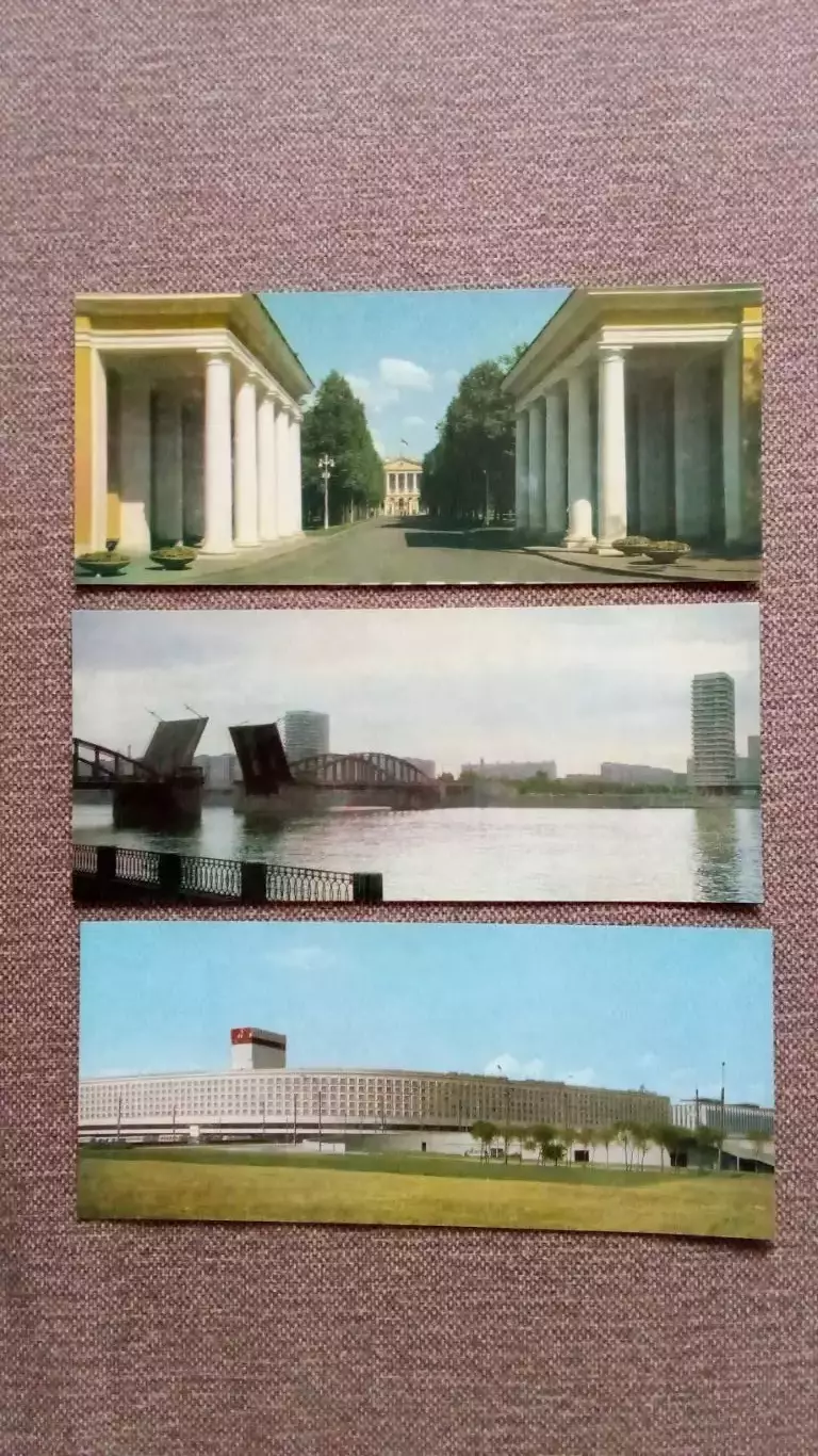 Города СССР : Ленинград (Санкт-Петербург) 1982 г. полный набор - 10 открыток 5