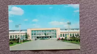 Орджоникидзе. Республиканский стадионСпартак. Главный вход. 1971 г. Футбол