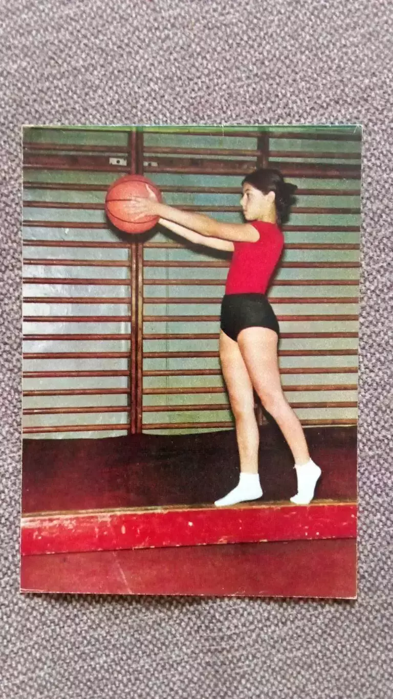 Гимнастика 1972 г. Гимнастка Спорт Девочка Ребенок